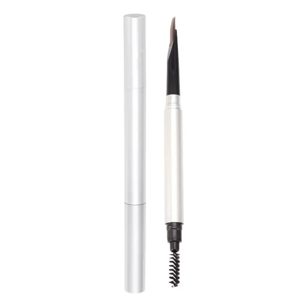 private label silver triangular eyebrow pencil