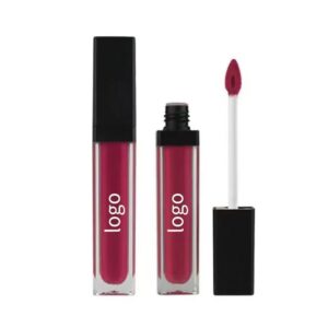 private label black square cap lip gloss