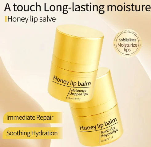 Private label honey lip balm packaging