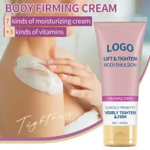 Private label firming body lotion packaging