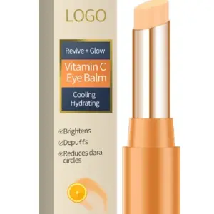 Private label vitamin c eye balm stick packaging