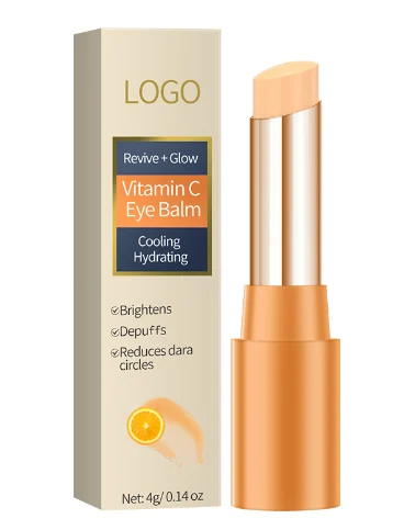 Private label vitamin c eye balm stick packaging