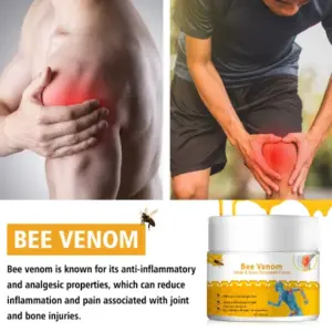 Private label bee venom joint care cream packaging