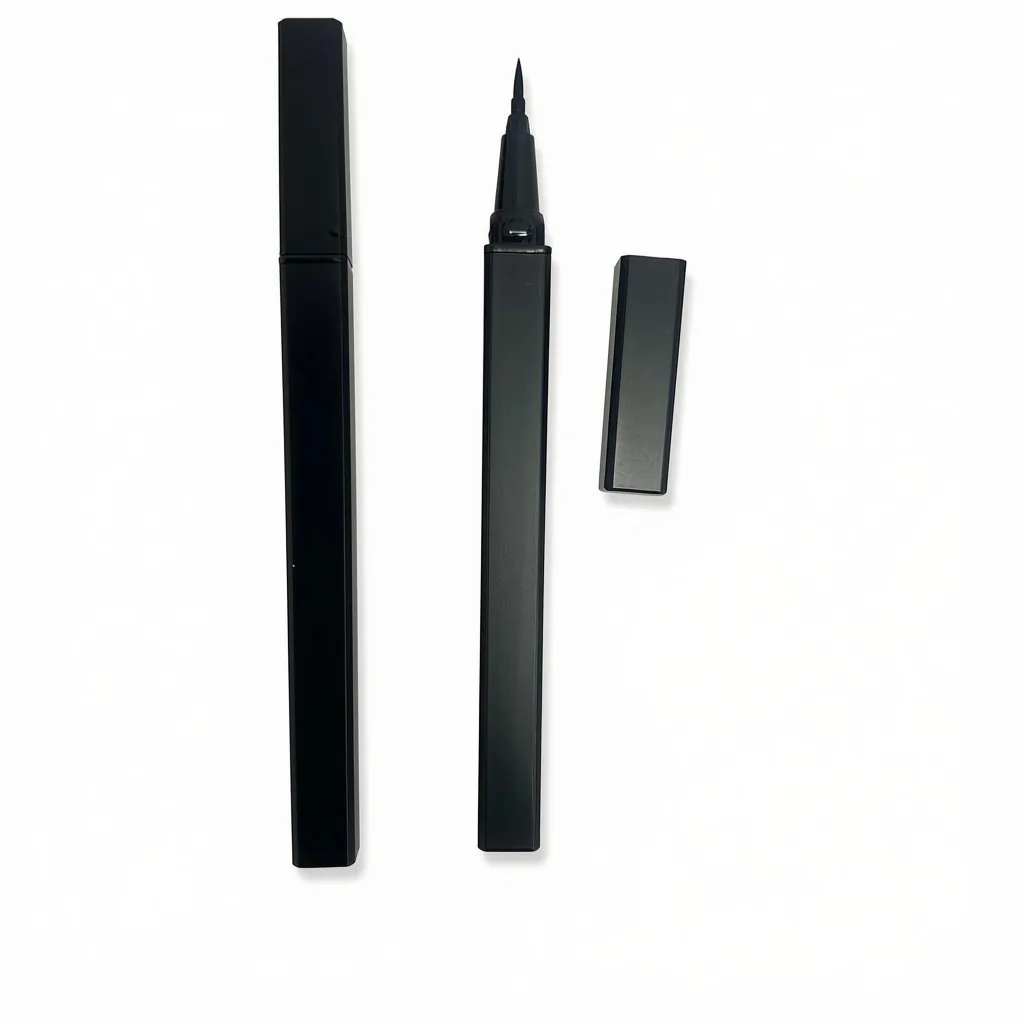 Private label square-barrel liquid eyeliner pen