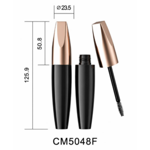 Private Label Geometric Tube Mascara – Iridescent Silver Packaging OEM/ODM