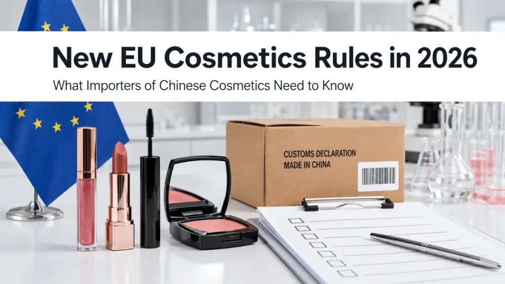 EU cosmetics compliance review for imported Chinese makeup products