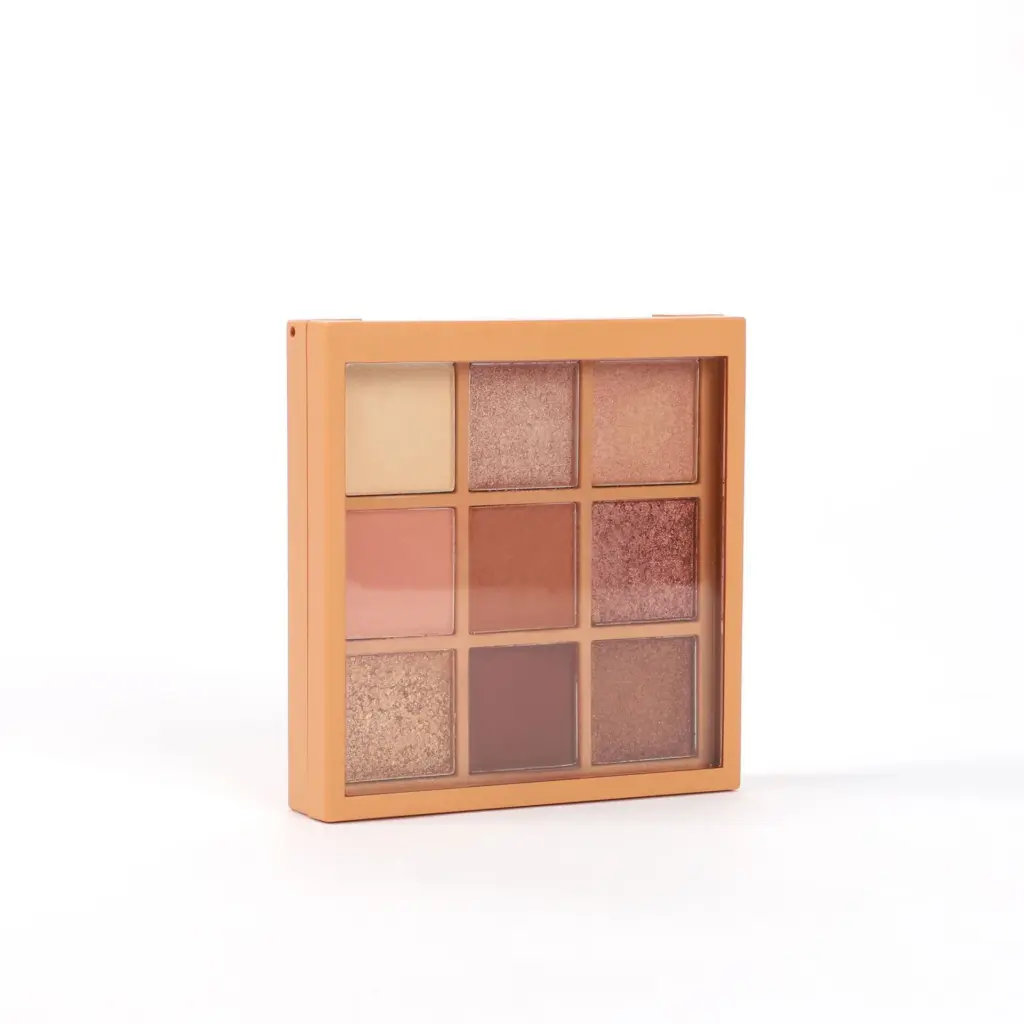 Private label 9 color nude eyeshadow palette