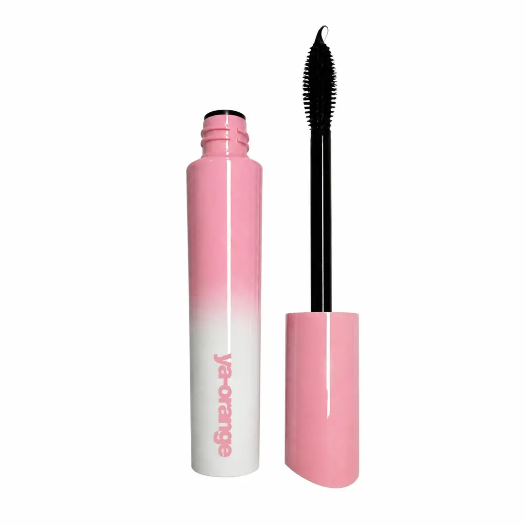 Private label pink gradient tube mascara with brush