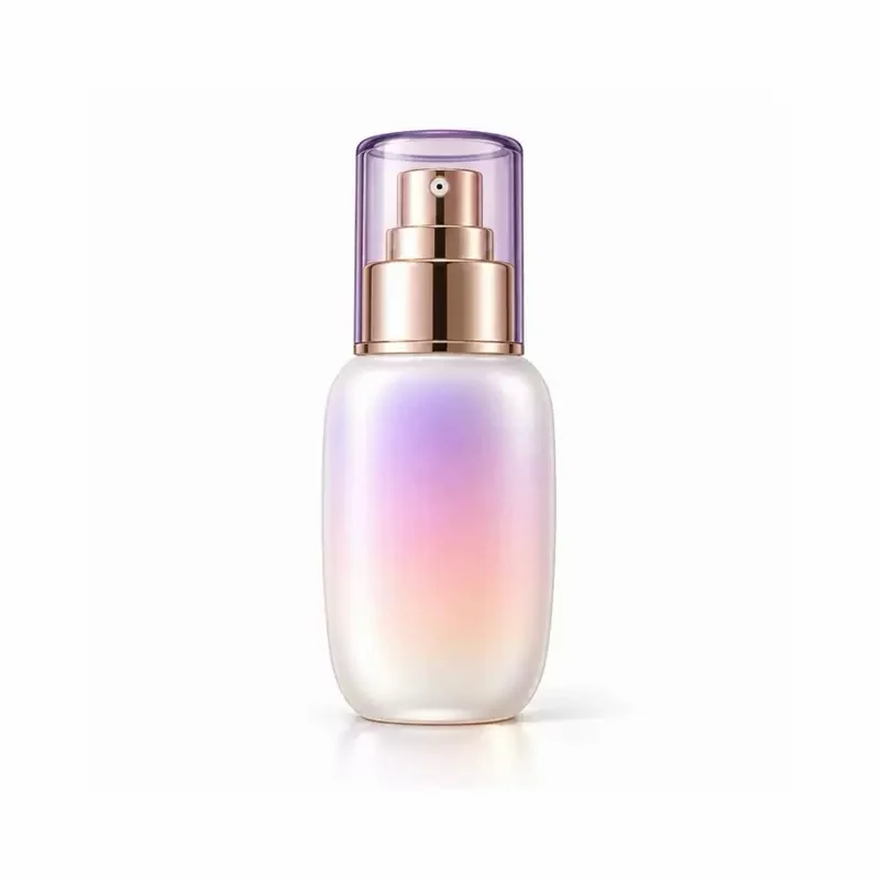 private label color changing foundation pump bottle
